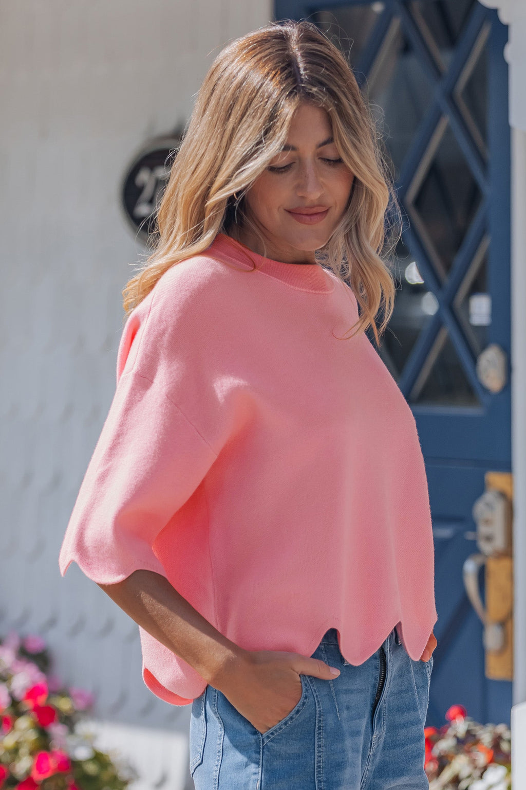 Chloe 3 4 Sleeve Sweater-2