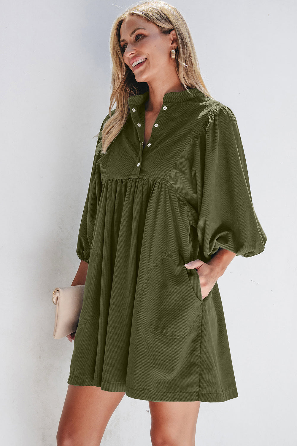 Celeste Waist Bracelet Sleeve Dress-2