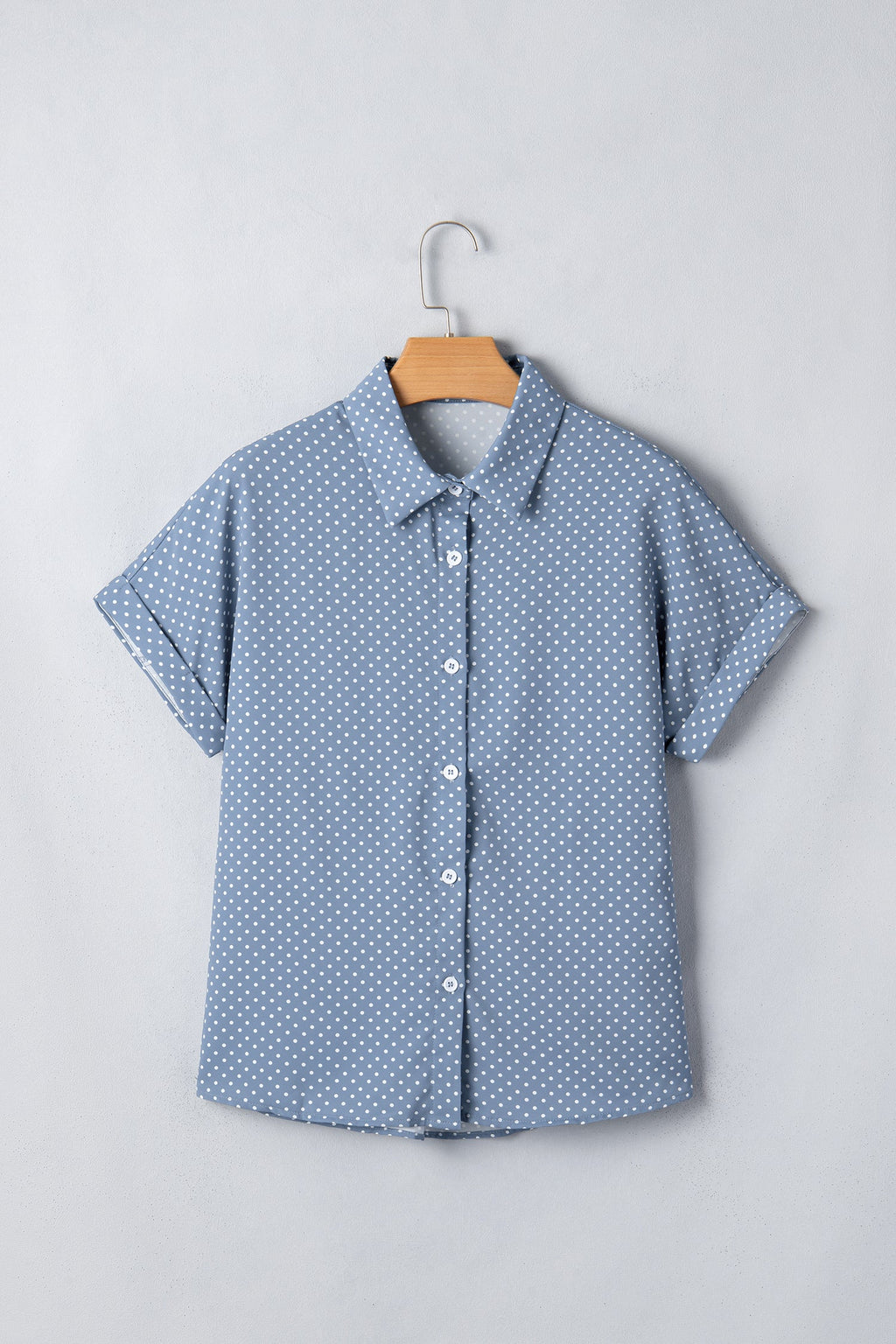 Brianna Cuffed Short Sleeve Shirt-4