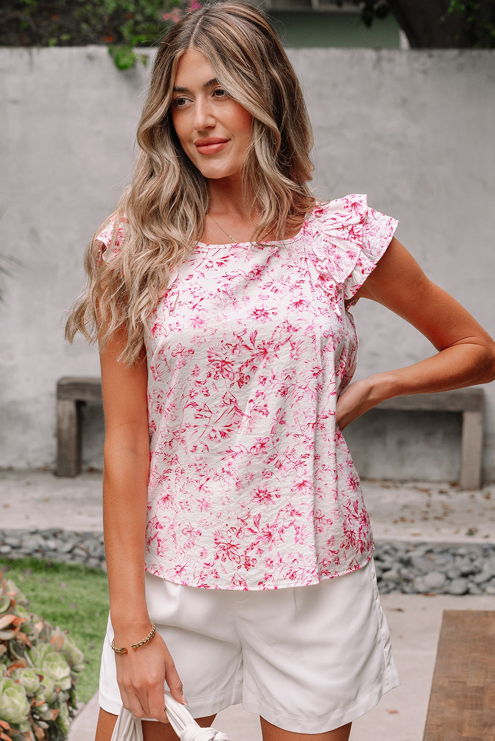 Aya Bow Back Square Blouse-4