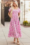 Raina Sleeve Flowy Long Dress-0