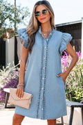 Sasha Short Sleeve Mini Dress-0