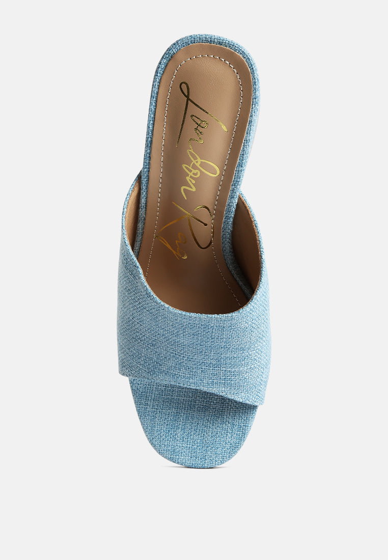 Addie Block Heel Slip On Sandals-3