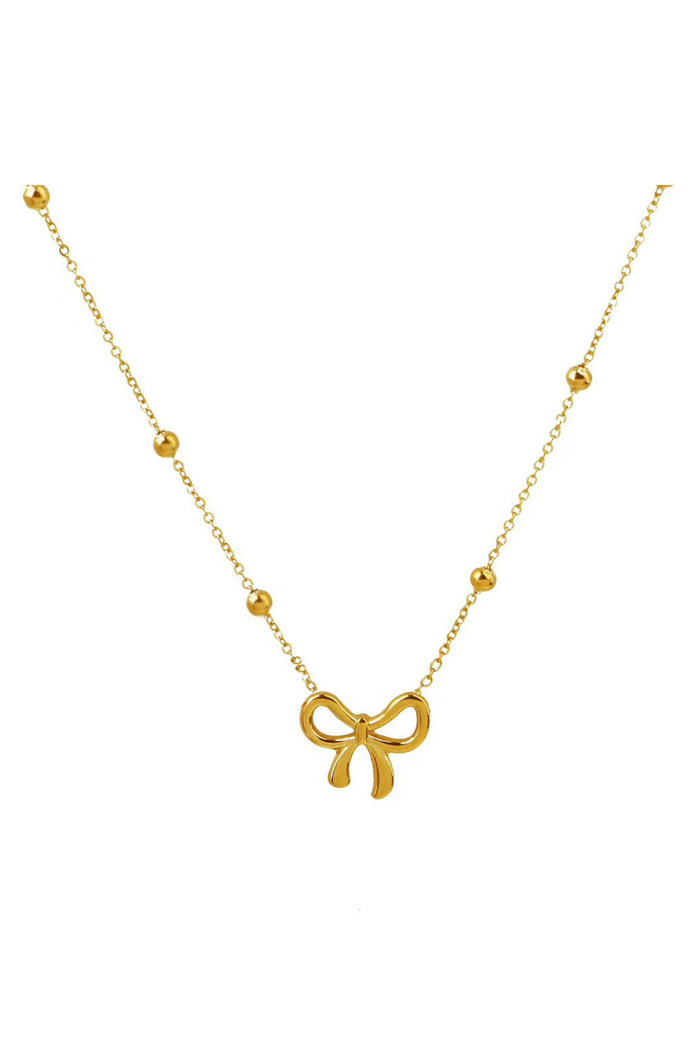 Macie Pendant Plated Choker Necklace-2