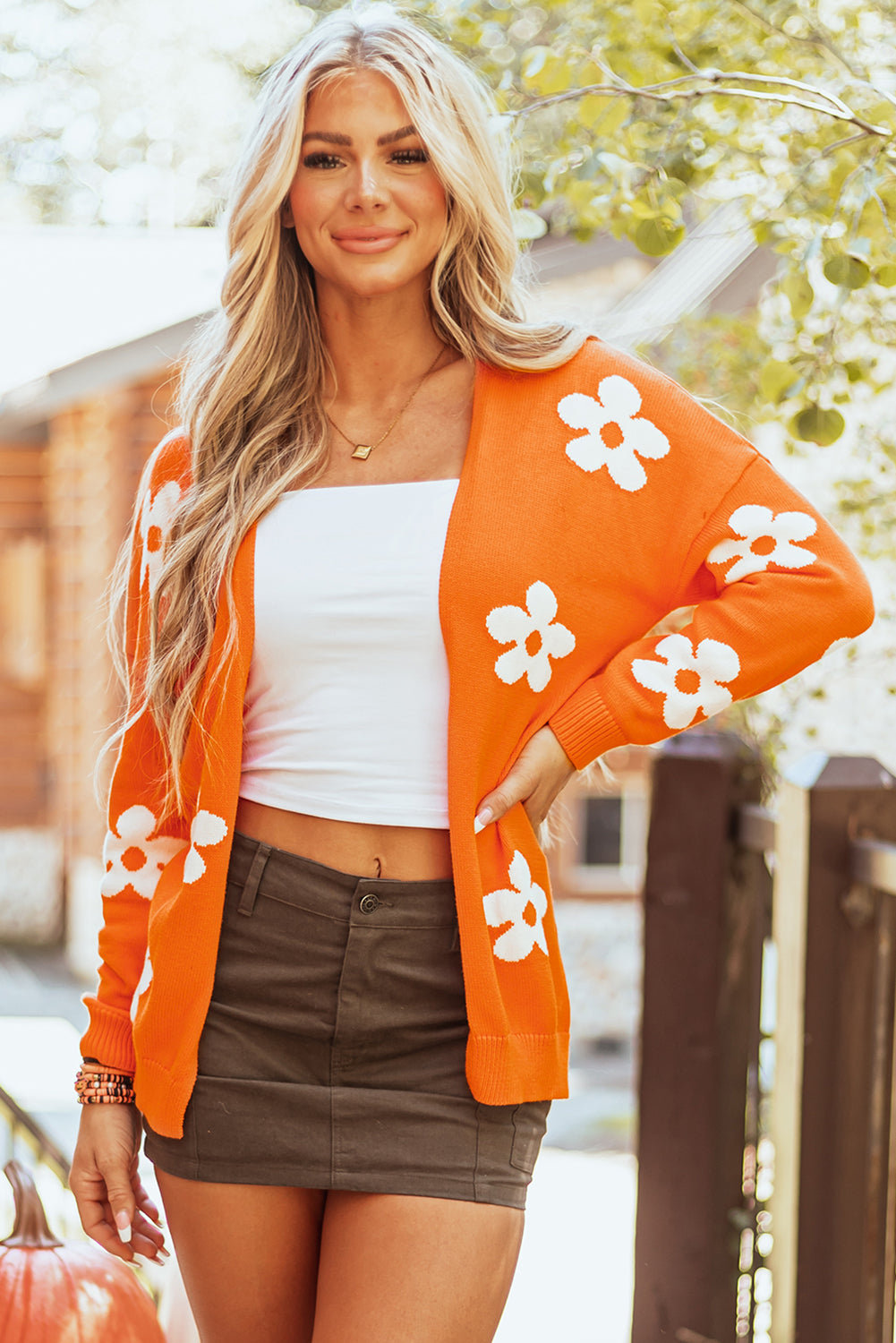 Olivia Open Front Loose Cardigan-0