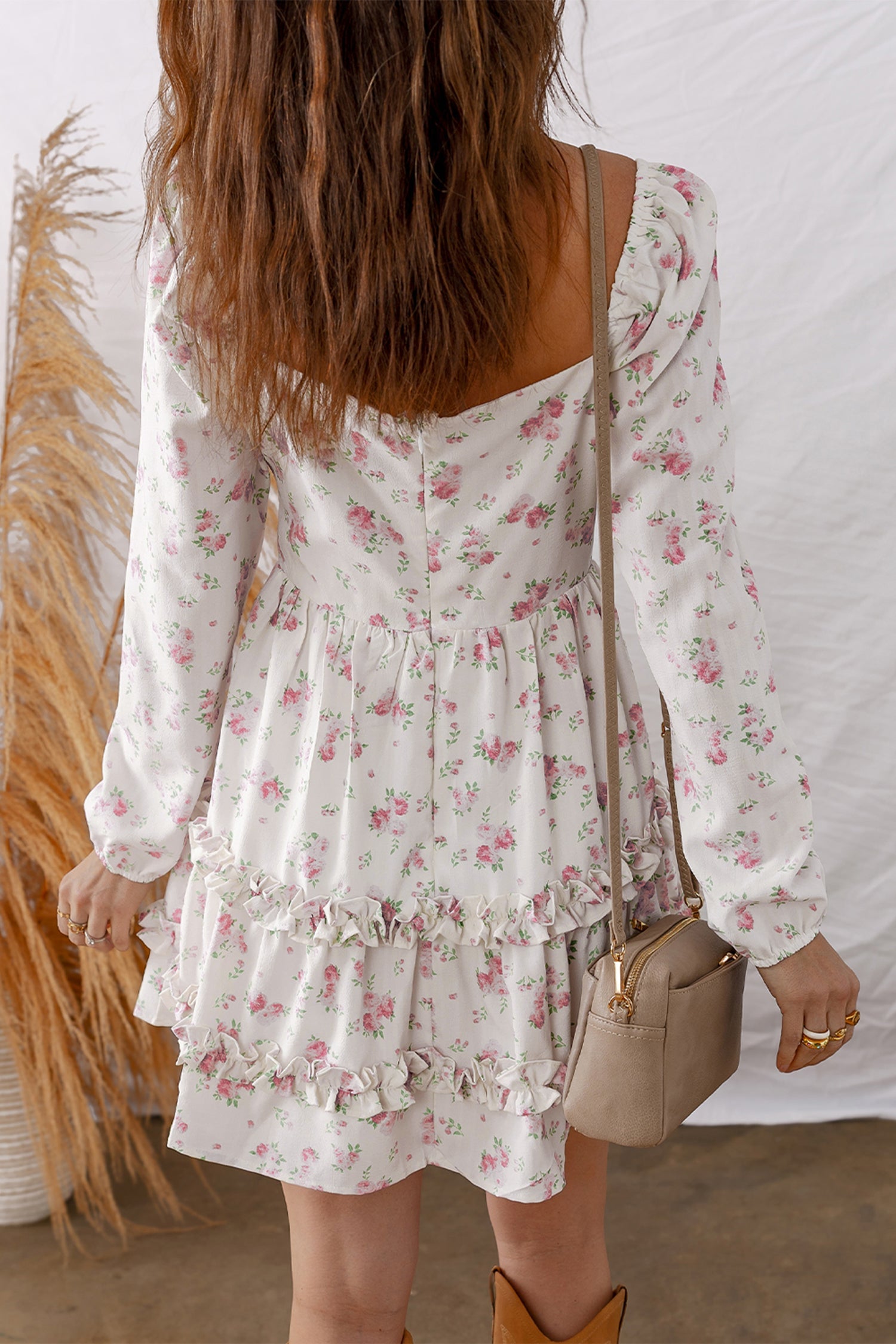 Lottie Detail Flared Mini Dress-1