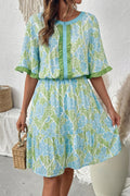 Ophelia Short Sleeve Mini Dress-0
