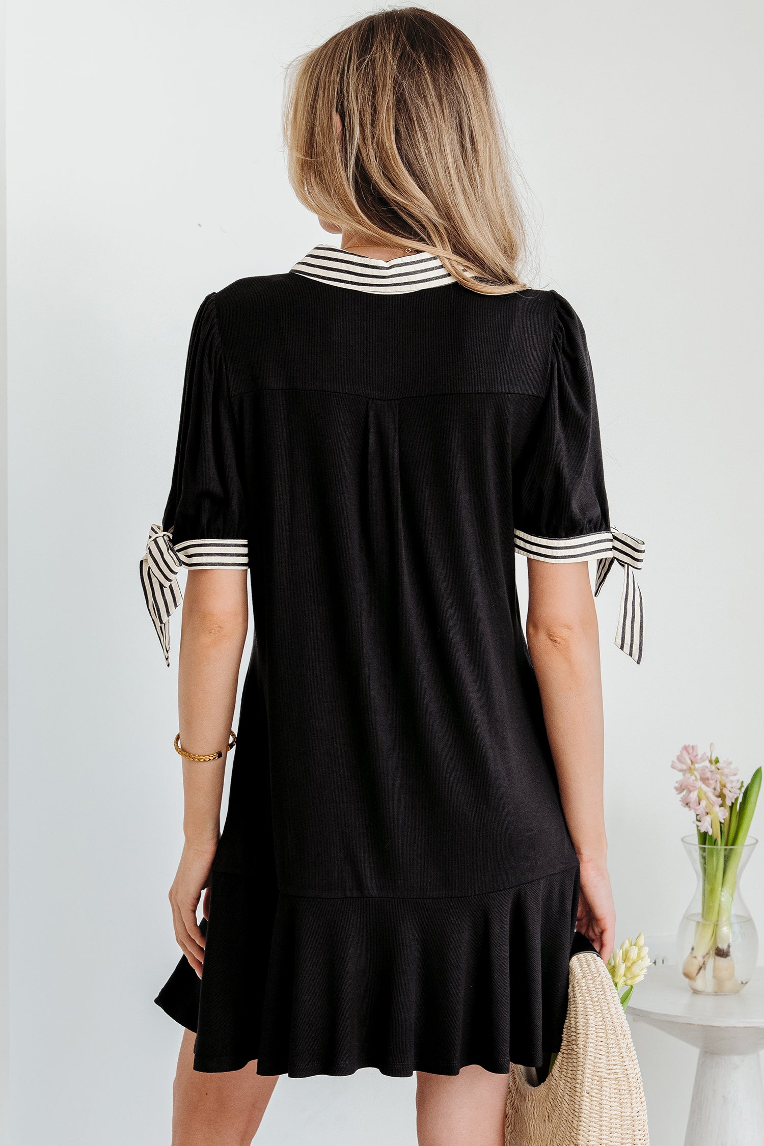 Mckenzie Sleeve Shift Mini Dress-1