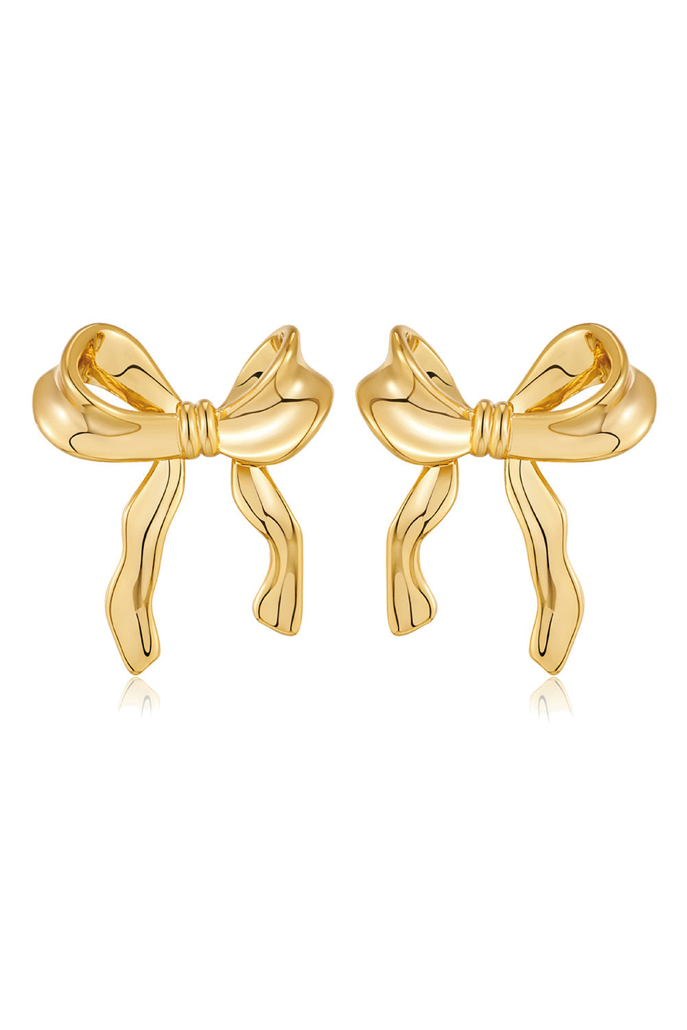 Chloe Design Plated Studded Earrings-2