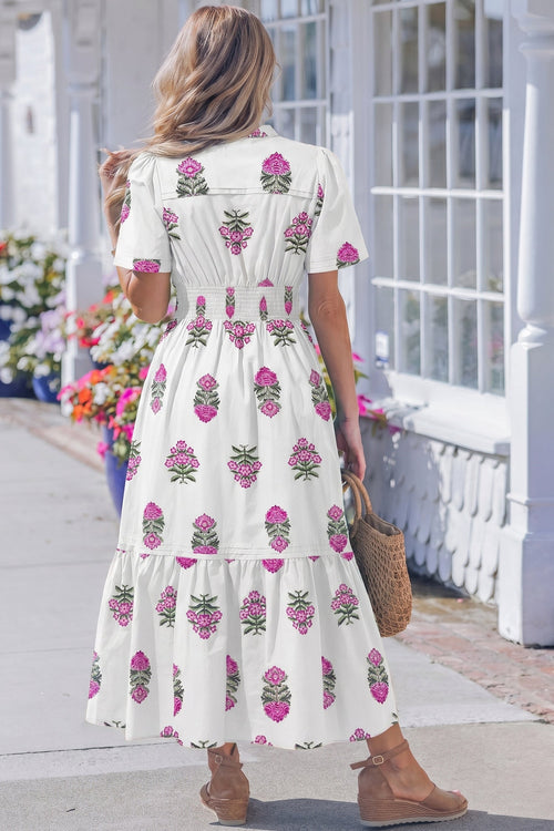Aileen Ruffle Hem Maxi Dress-1