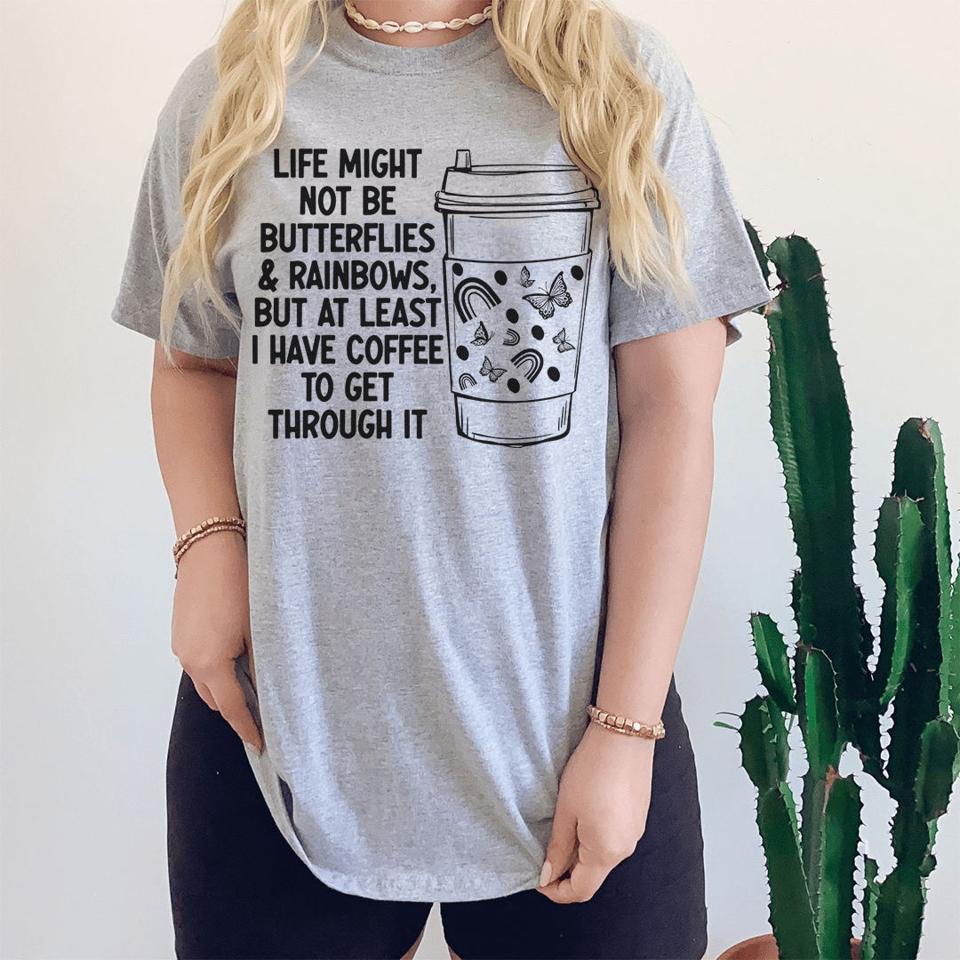 Butterflies And Rainbows T-Shirt-0