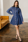 Zoe Flared Mini Dress-0