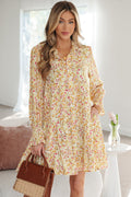 Kaiya Loose Shirt Dress Long Sleeve-0