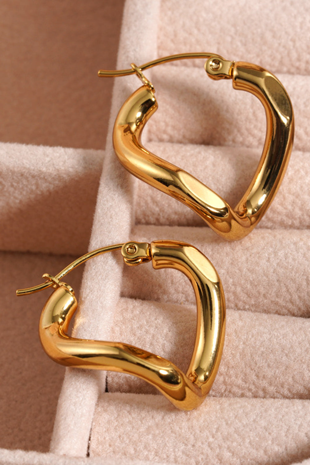 Zyla Spiral Stainless Steel Earrings-1