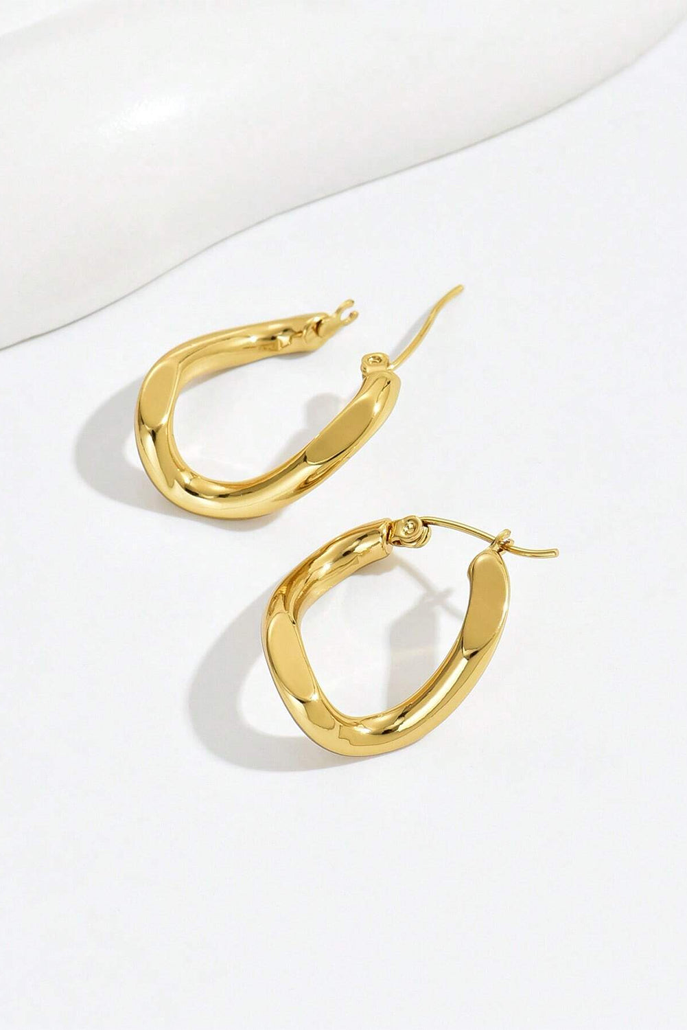 Zyla Spiral Stainless Steel Earrings-4