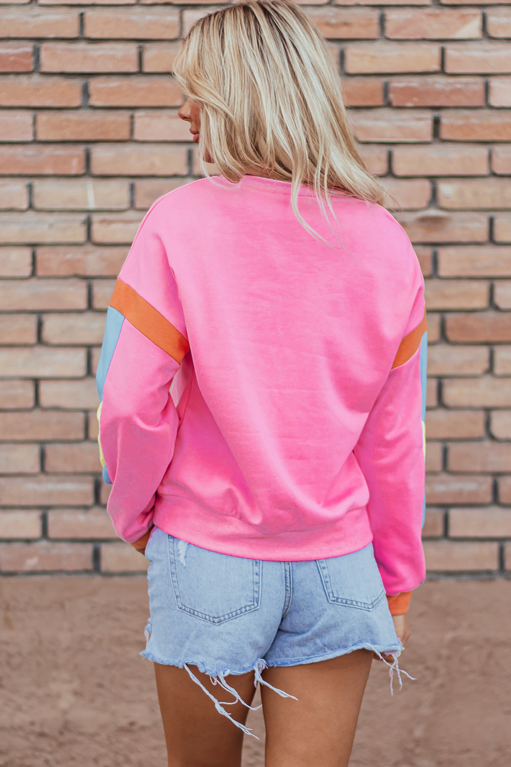 Veronica Colorblock French Terry Top-1