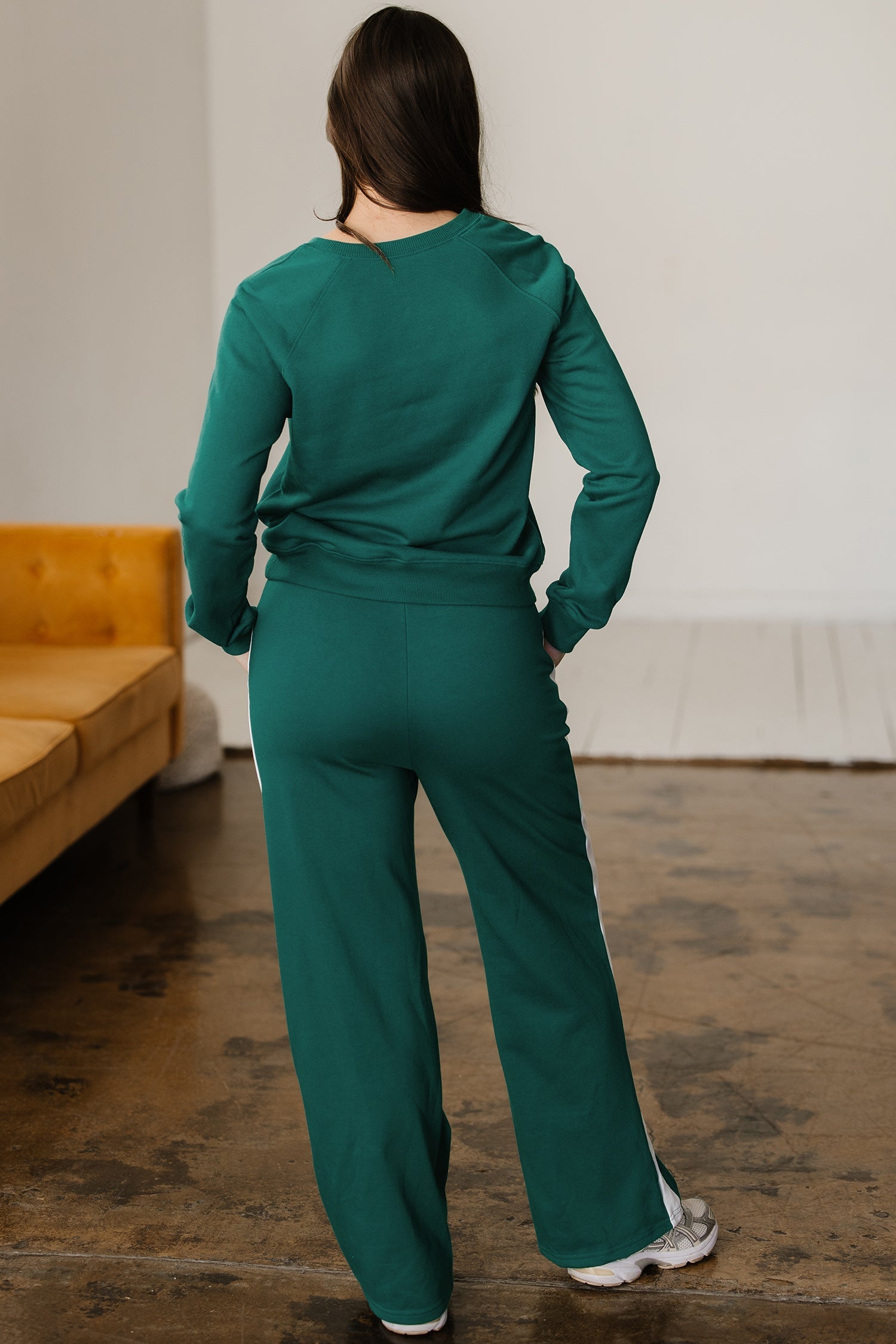Aileen Solid Color Pullover Top-1