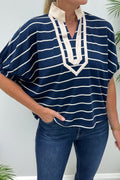 Mila Half Sleeve Dolman Top-0