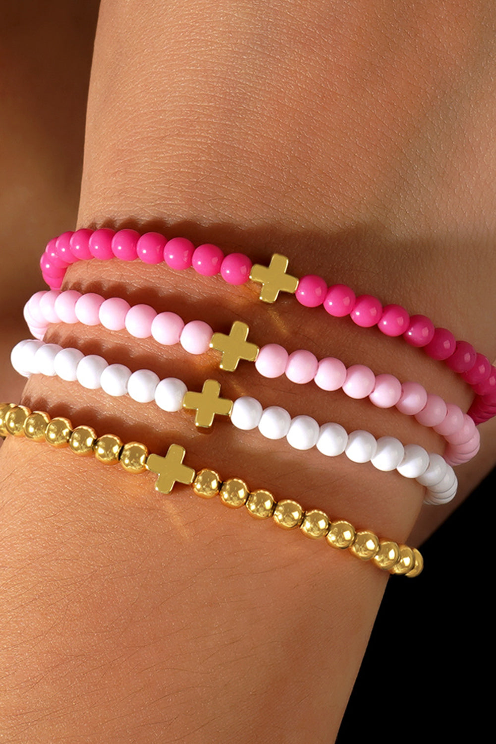 Haisley Layered Elastic Bracelet Set-0