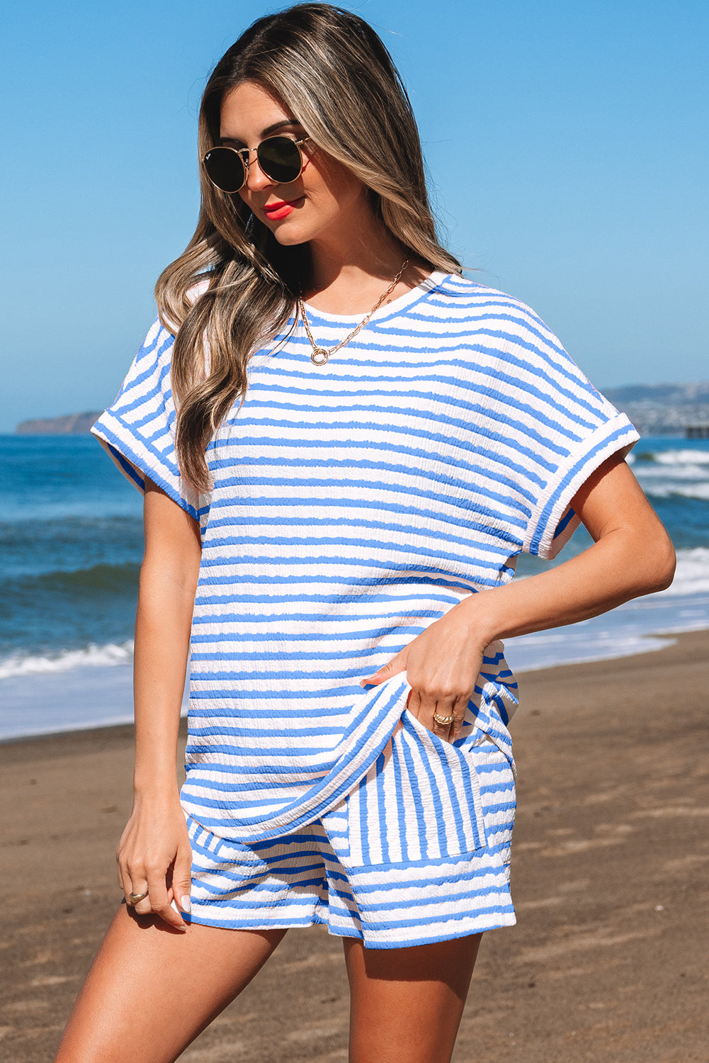 Madalyn Knitted Short Sleeve Top-2