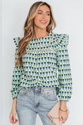 Amalia Long Sleeve Blouse Long Sleeve Top-0