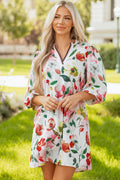 Aliya Half Sleeve Shift Dress-0