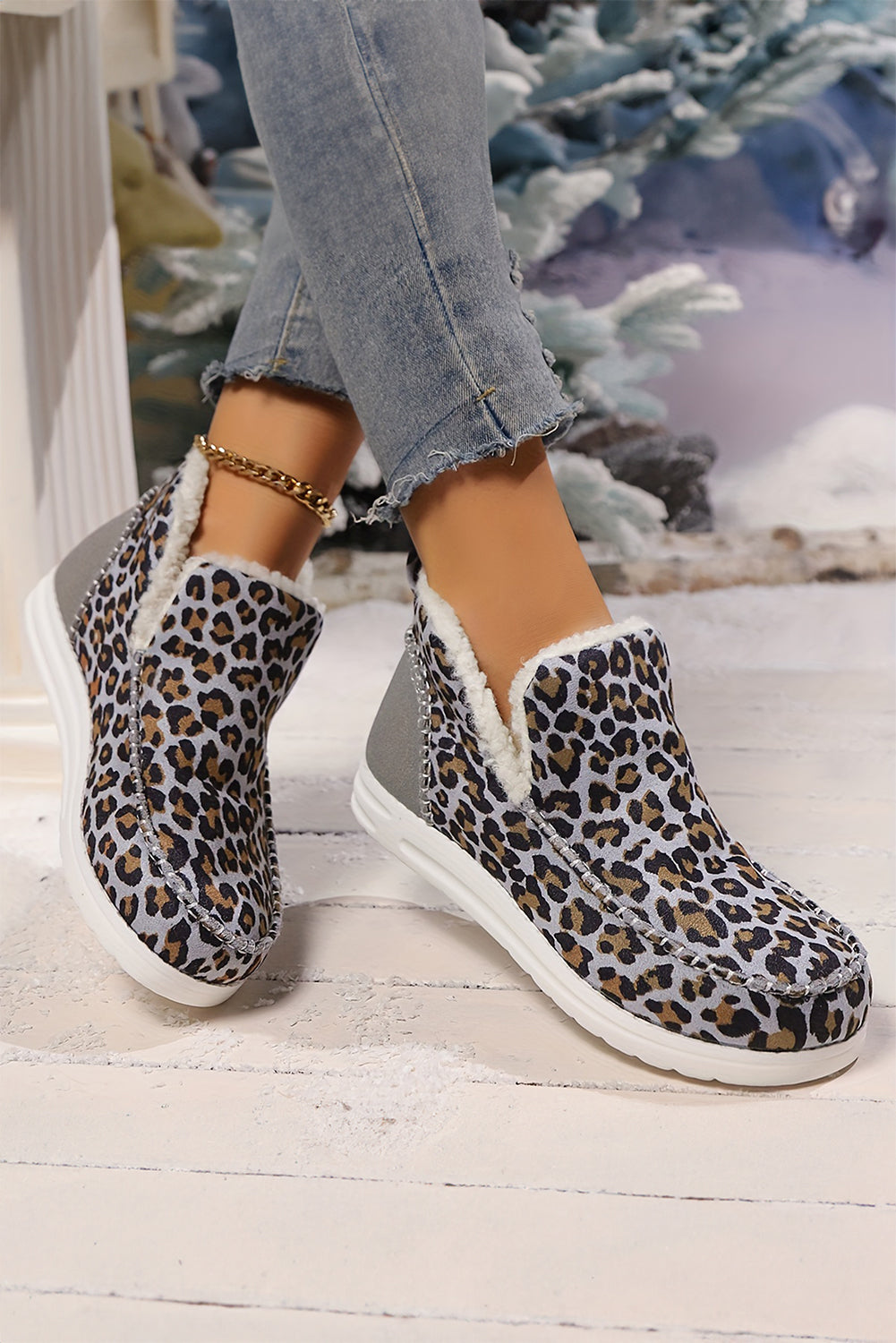 Madison Flat Winter Fur Boots-4