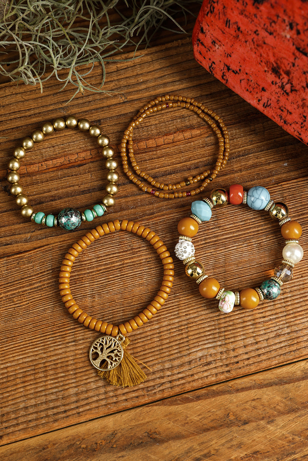 Maria Boho Beaded Bracelets Set-3