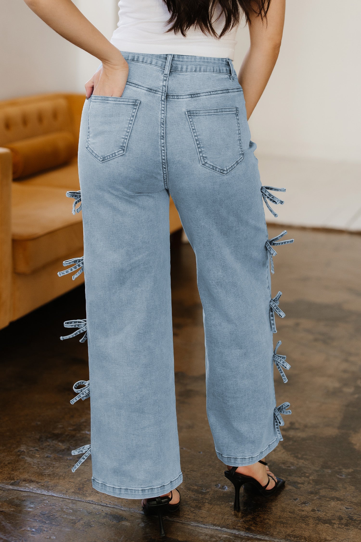 Maryam Straight Leg Loose Jeans-1