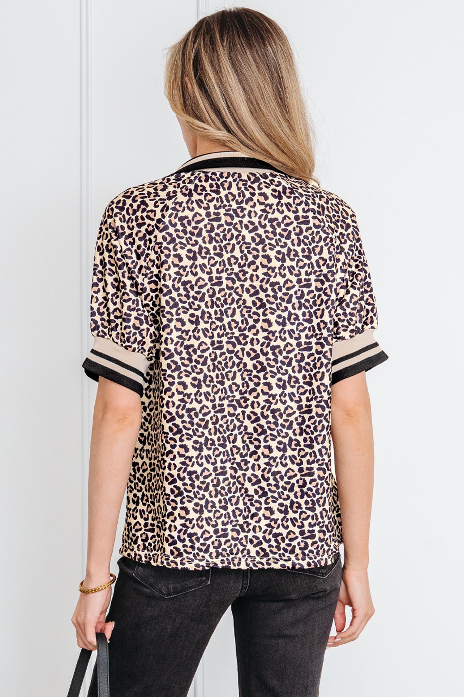 Seraphina Patchwork Short Sleeve Top-1