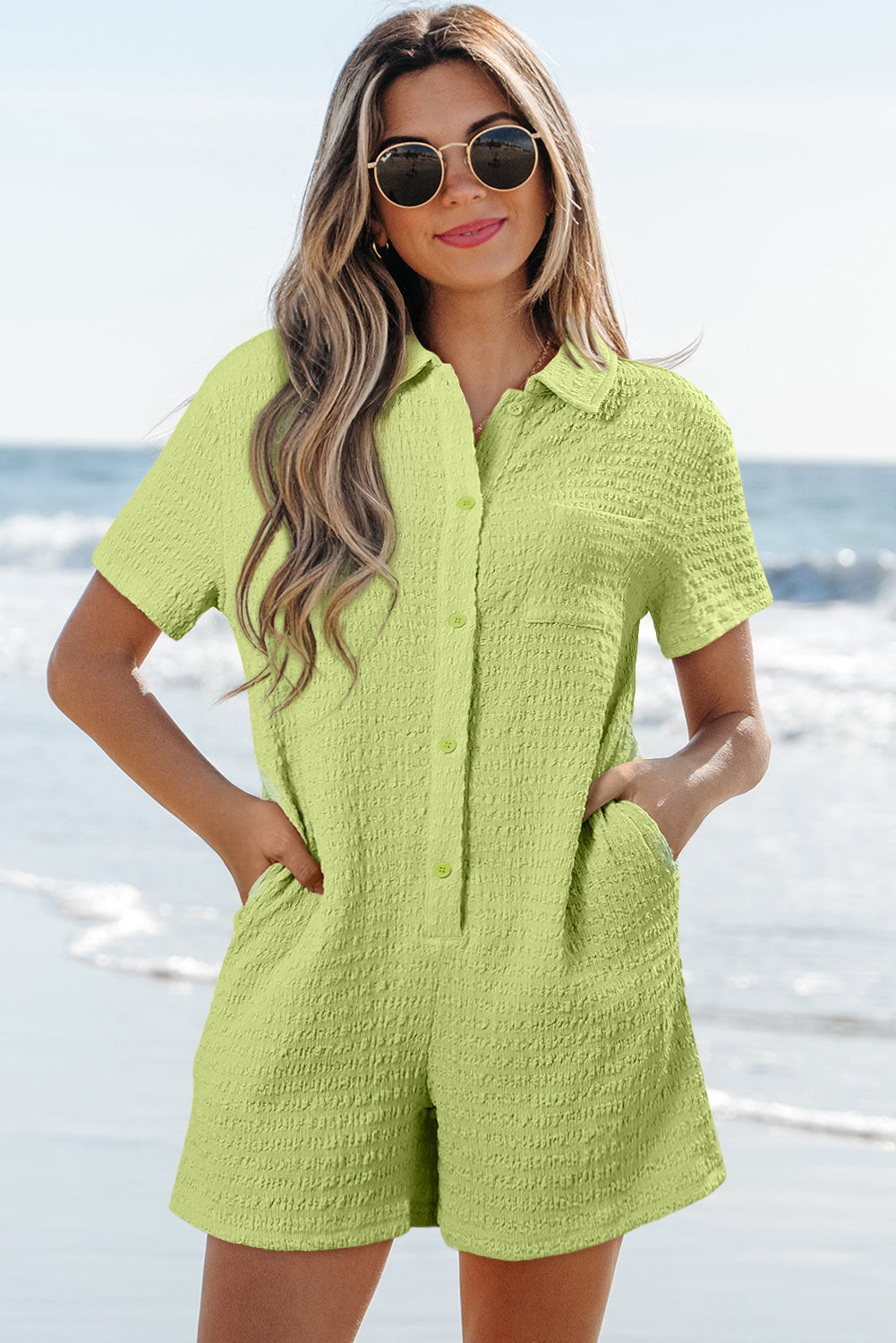 Talia Short Sleeve Patched Shirt-0