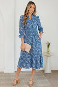 Athena Bracelet Sleeve Long Dress-0