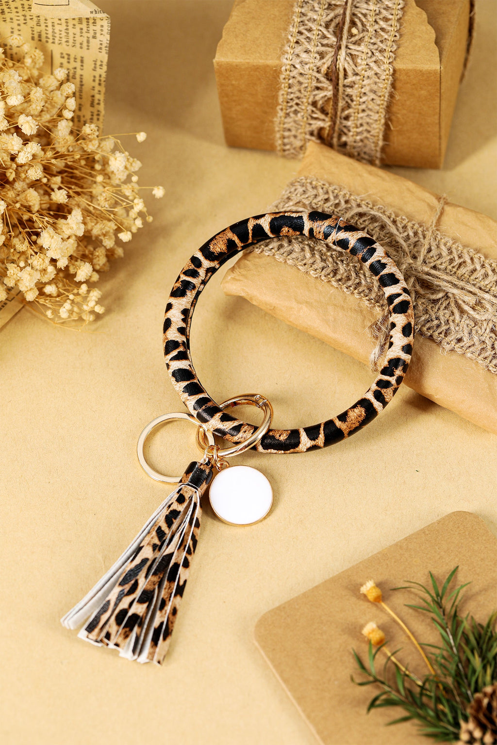 Amani Key Chain Bangle Bracelet-0