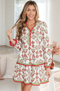 Jade Long Sleeve Flared Dress-0