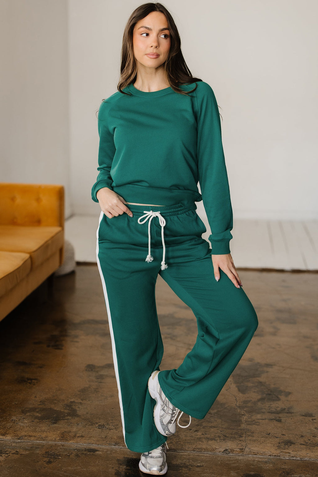 Aileen Solid Color Pullover Top-3