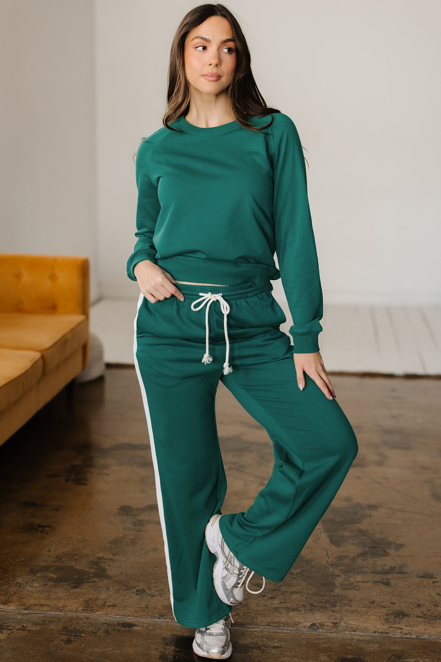 Aileen Solid Color Pullover Top-3