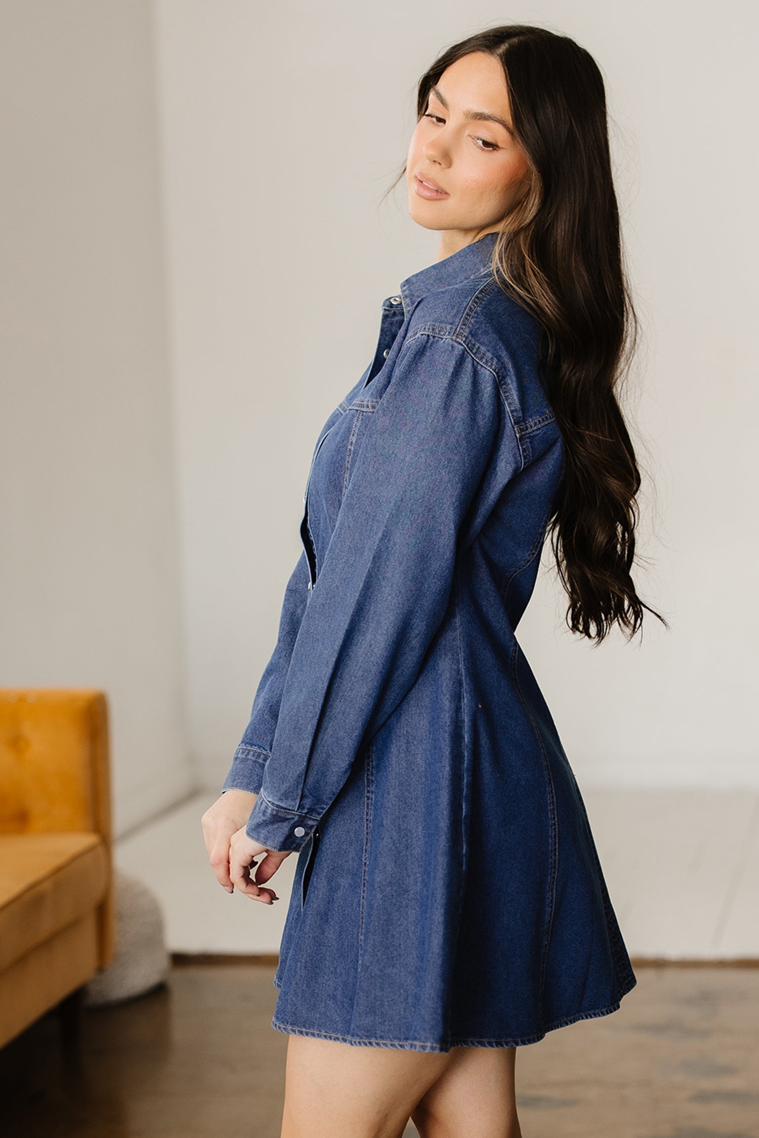 Zoe Flared Mini Dress-2