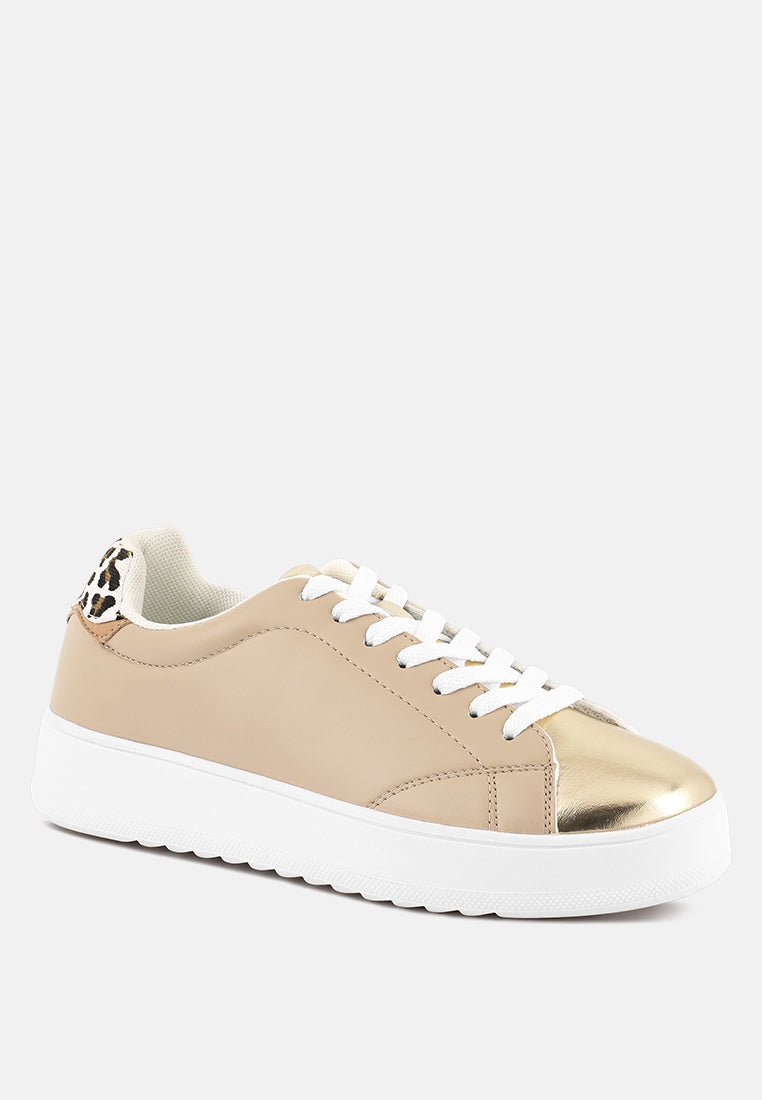 Dory Metallic Accent Sneakers-3