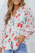 Mckenna Cakewalk Floral Smocked Blouse-2