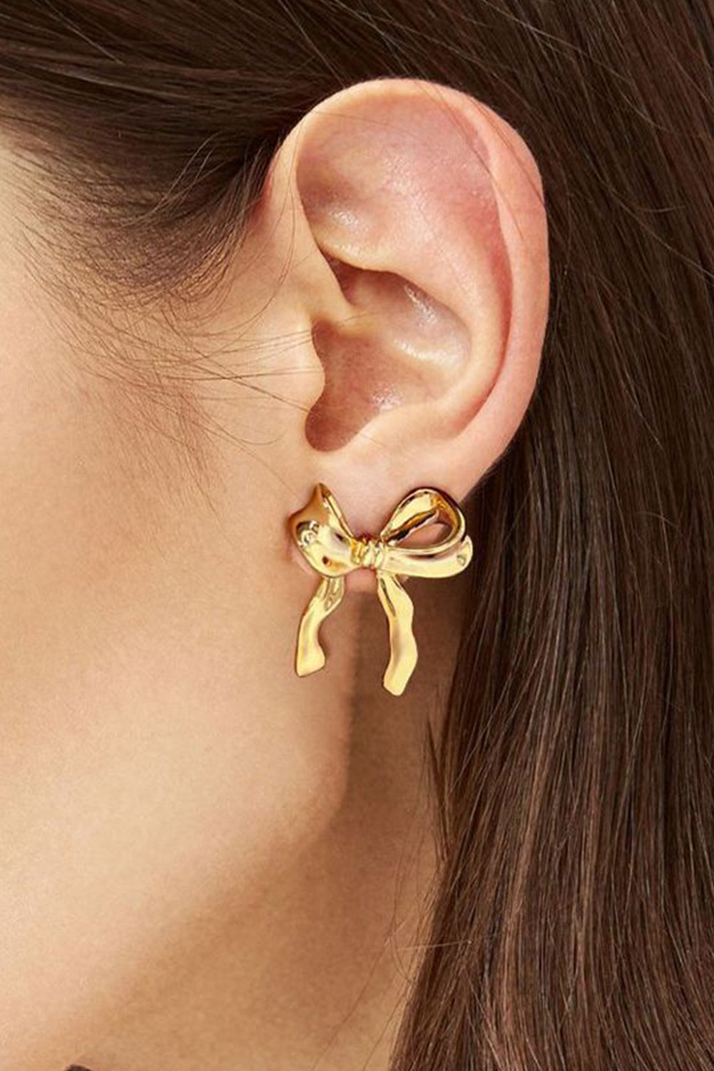 Chloe Design Plated Studded Earrings-0