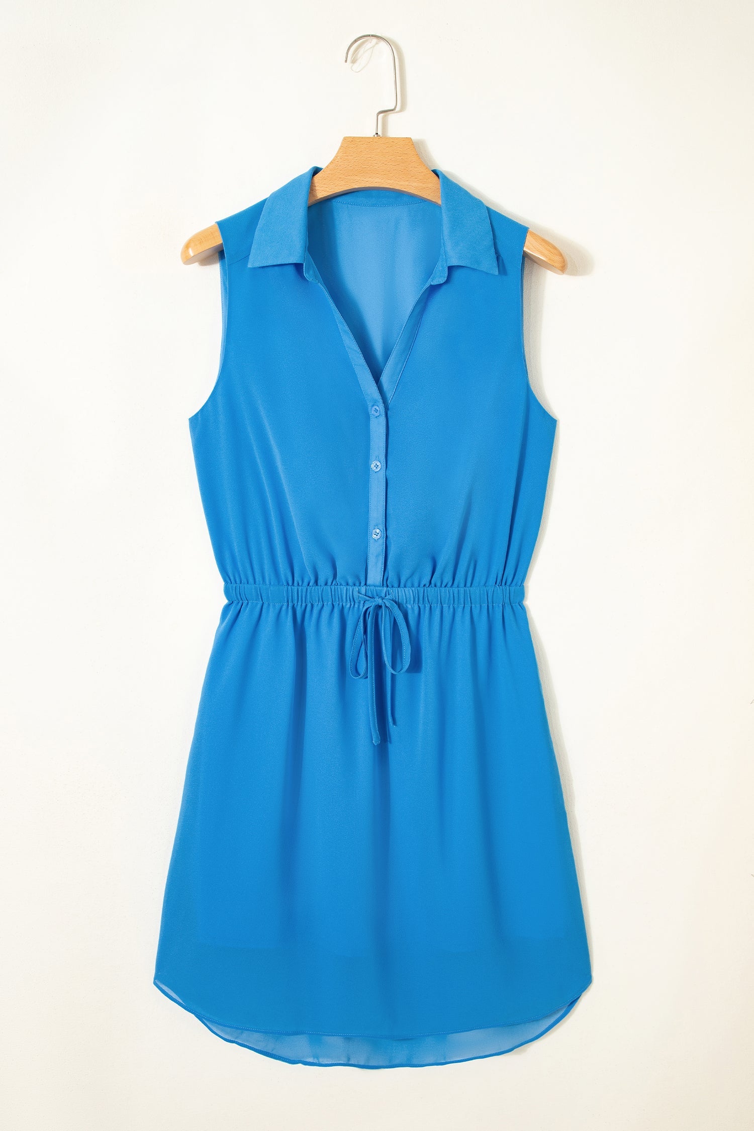 Lila Elastic Waist Sleeveless Shirt-2