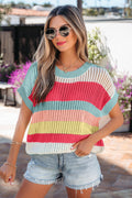 Joelle Knit Short Sleeve Sweater-0