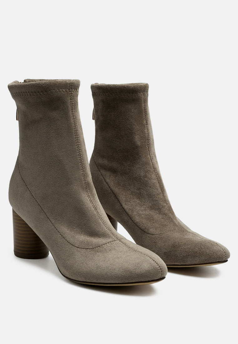 Emerson Micro Suede Ankle Boots-1
