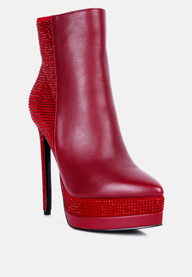 Encanto High Heeled Ankle Boots-1