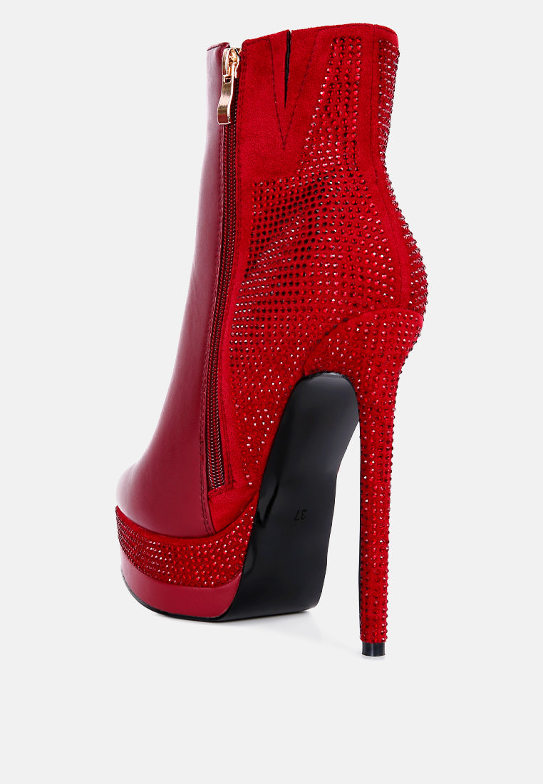 Encanto High Heeled Ankle Boots-3