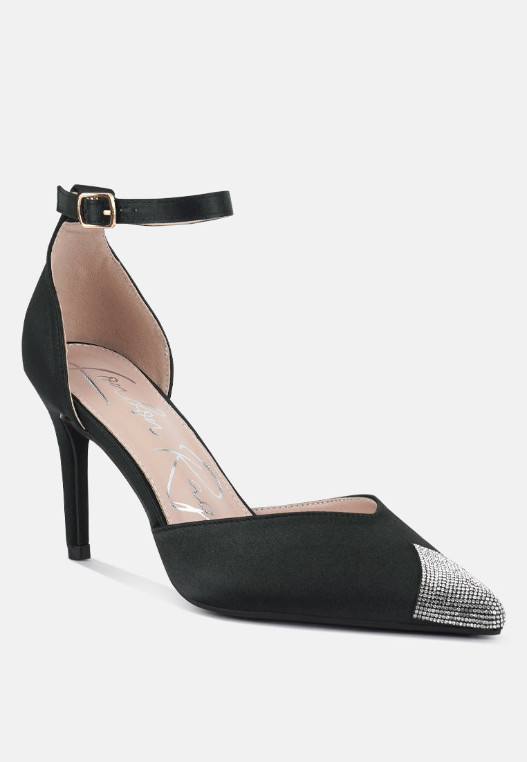 Everalda Toe Cap Embellished Sandals-3