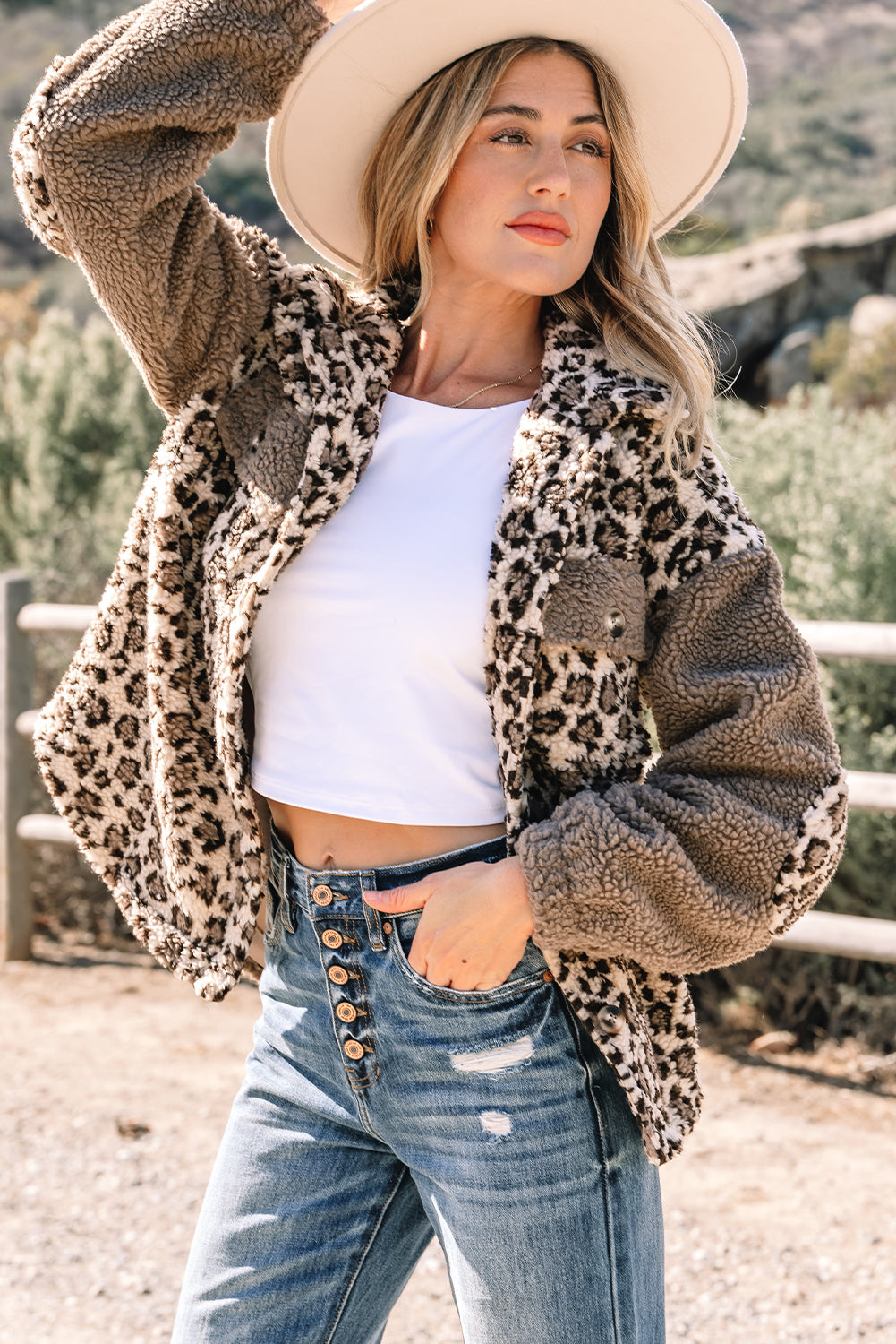 Alianna Flap Collared Up Jacket-4