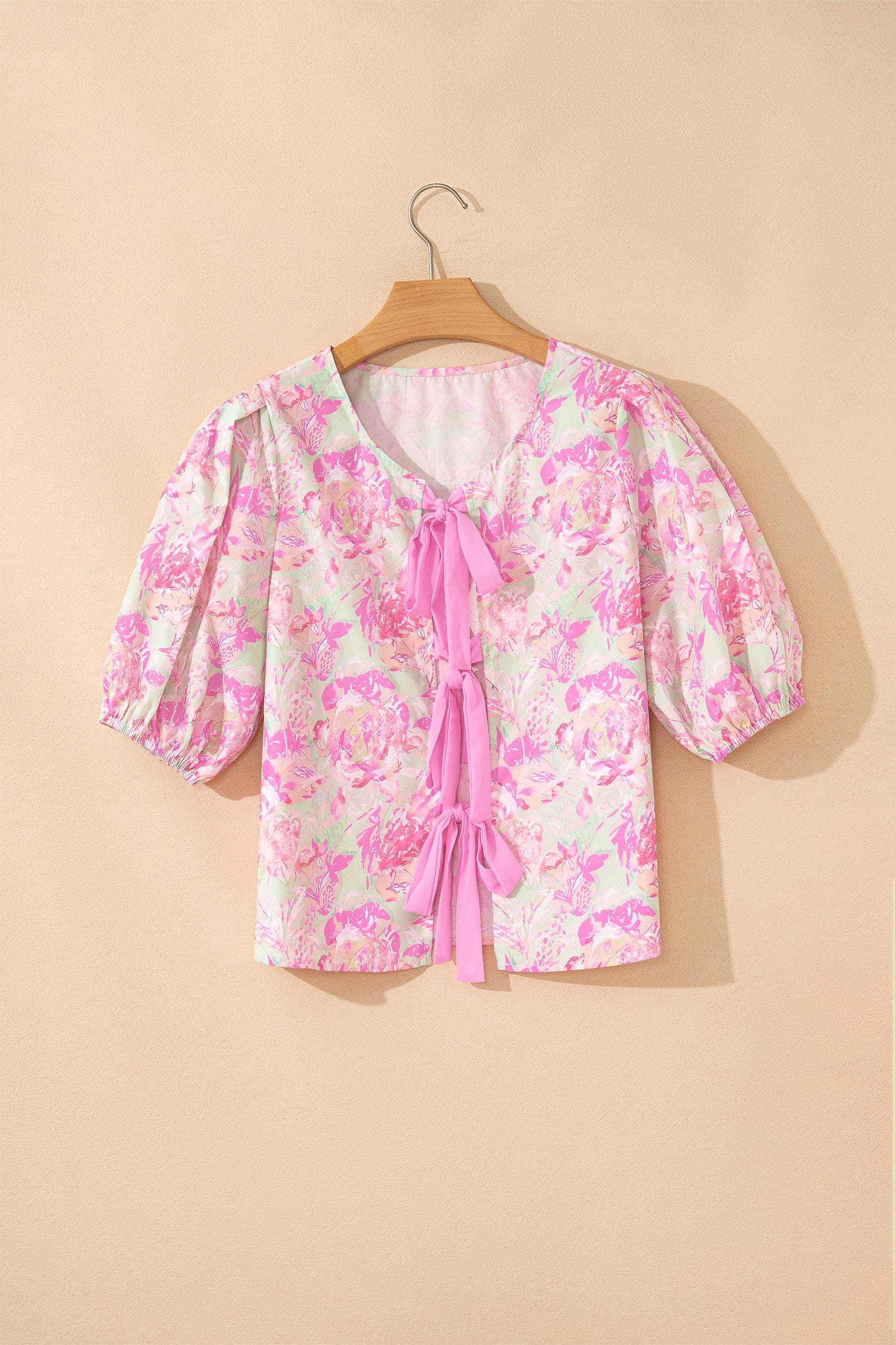 Ayla Short Puff Sleeve Blouse-3