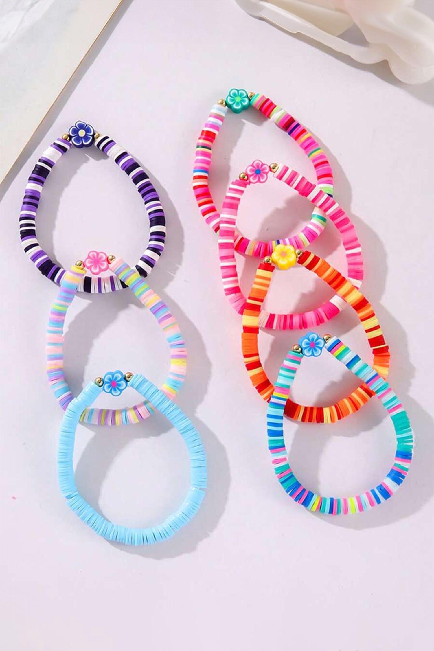 Aleia Beaded Polymer Clay Bracelet-2