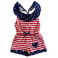AnnLoren Girls Jumpsuit Stars & Stripes 4th of July Boutique Clothing-0